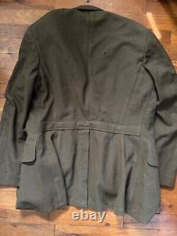 WW2 US Army Air Force 5th Air Force uniform Coat with laundry Mark ID