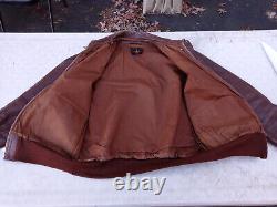 WW2 US Army Air Force A-2 Leather Jacket Size 40 J. A. Dubow MFG