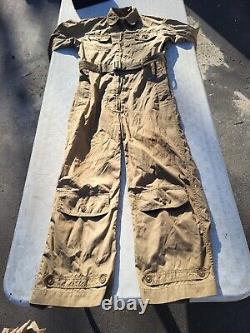 WW2 US Army Air Force AN-6550 Summer Flight Suit Size 38M MFG Unknown