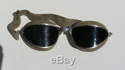 WW2 US Army Air Force AO Sky Lookout Goggle American Optical Co. With Case