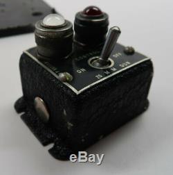 WW2 US Army Air Force Corp USAAF B61 Black Widow fighter 20mm gun control switch