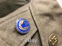 WW2 US Army Air Force Ike Jacket 15th Air Force 301st Bomb Group