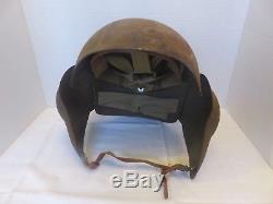 WW2 US Army Air Force M-3 Flak Helmet Complete With Liner & Chin Strap