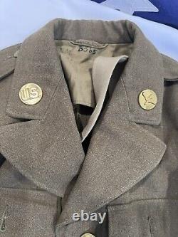 WW2 US Army Air Force Name CBI Uniform Group 89th Aerodrome SQ Researchable