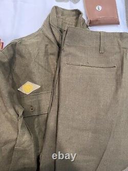 WW2 US Army Air Force Name CBI Uniform Group 89th Aerodrome SQ Researchable