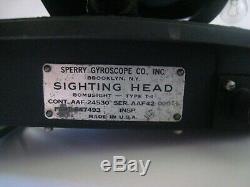 WW2 US Army Air Force SPERRY aviation Bombsight type T1 MARTIN B-26C 1942