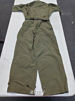 WW2 US Army Air Force Summer Flight Suit Size 34 Brill Uniforms