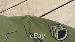 WW2 US Army Air Force Theater Made CBI Ike Jacket Shortened Flight Suit