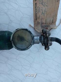 WW2 US Army Air Force Type H-1 Bailout Breathing Oxygen Bottle No Case