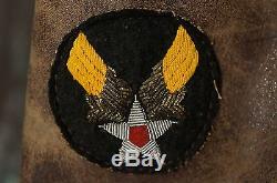 WW2 US Army Air Force USAAF 42nd Bomb Group Crusaders Leather A-2 Flight Jacket