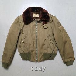 WW2 US Army Air Force USAAF B-15 Flying Jacket Alpaca NICE