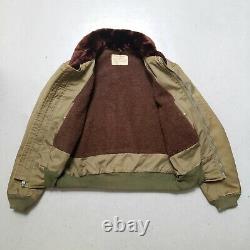 WW2 US Army Air Force USAAF B-15 Flying Jacket Alpaca NICE