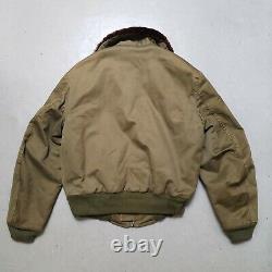 WW2 US Army Air Force USAAF B-15 Flying Jacket Alpaca NICE