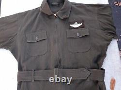 WW2 US Army Air Force Wool Summer Flight Suit Size 44 MFG Eaton Autotop Co
