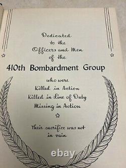 WW2 US Army Air Forces 410th Bomb Group Unit History