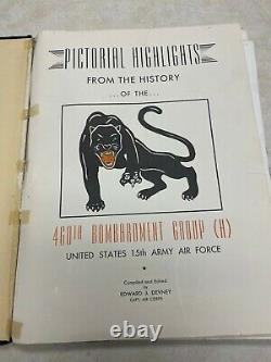 WW2 US Army Air Forces 460th Bomb Group Unit History Named WithSignatures