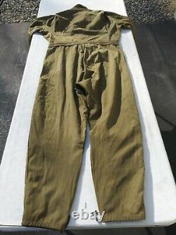 WW2 US Army Air Forces A-4 Flight Suit Size 42 Excellent Named