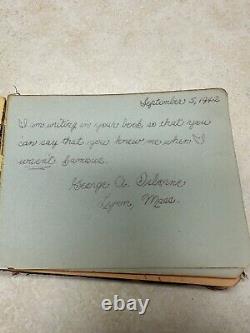 WW2 US Army Air Forces Chanute Field, Illinois Autograph Book