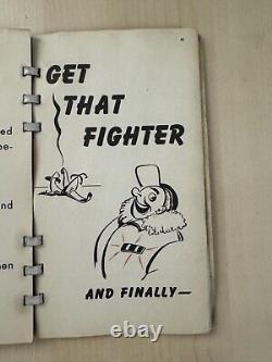 WW2 US Army Air Forces Get That Fighter Booklet November 1, 1943