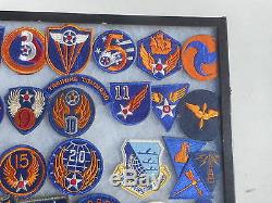 WW2 US Army Air Forces Patch Collection 35 Patches CBI Headquarter 8th Air Force