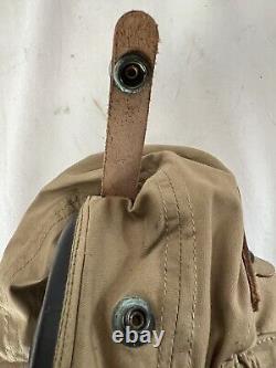 WW2 US Army Air Forces Pilots Summer Flight Helmet AN-H-15 1944 Medium Excellent