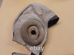 WW2 US Army Air Forces Type A-11 Spec 3189 Leather Flight Helmet Size Small