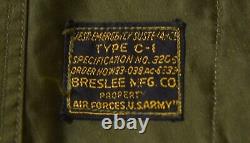 WW2 US Army Air Forces Type C-1 Emergency Vest / Air Force Pilot Wing Pin