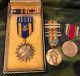 Ww2 Us Army Air Medal & Ww1 Victory Medal W 5 Bars, Ww2 Victory, Air Force