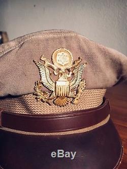 WW2 US Army Airforce Flighter Crusher Cap