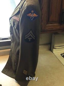 WW2 US Army FAR EAST AIR FORCE Full Uniform Asiatic Pacific Philippines Bars