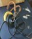 Ww2 Us Army Military Airforce Anb-h-1 Radio Pilot Headphones With Recievers