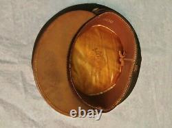 WW2 US Officer Visor Hat Army Air Force Crush Cap Pilot Original WWII