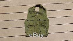 WW2 US USAAF Army Air Force Type C-1 Survival Vest with Holster NICE