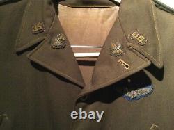 WW2 USAAF 8th 9th Army Air Corps ETO Bullion jacket Large size Original Uniform