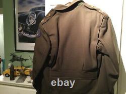 WW2 USAAF 8th 9th Army Air Corps ETO Bullion jacket Large size Original Uniform