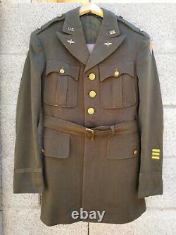 WW2 USAAF 8th Army Air Force Officer Uniform Jacket Pants Pilot