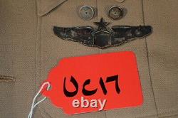 WW2 USAAF Army Air Force Lt. Col. Senior Pilot Pacific Theater Khaki Uniform VG+