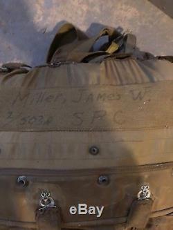 WW2 USAAF US Army Navy Air Force Aircraft Pilot B-8 Parachute Assembly Pack 1945