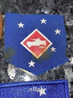 WW2 Us Army USMC Air Force Patch Grouping Lot