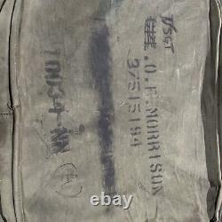 WW2 WWII ARMY AIR FORCE OFFICERS B-4 BAG, Personalized