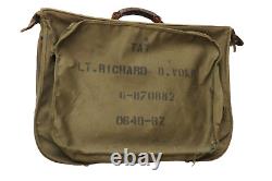 WW2 WWII ARMY AIR FORCE OFFICERS B-4 BAG, Personalized LT. Richard D