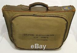 WW2 WWII U. S. Army Air Forces B-4 Officer's Suitcase Excellent Condition USAAF