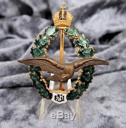 WWI Austria Air Force pilot medal badge German enamel pin WW2 US Army estate buy