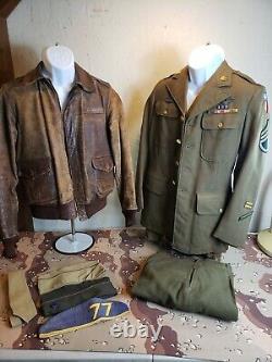 WWII 10th Army Air Force CBI Flight Jacket Grouping