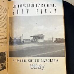 WWII 1942 454th USAAF Army Air Forces Flying School Shaw Field S. C. Yearbook