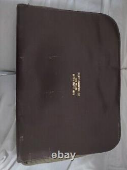 WWII/2 US Army Air Corps Pilots Navigation Kit Air Force US Army brown Case only