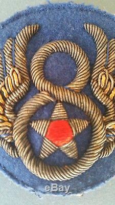 WWII 8th Army Air Force AAF Insignia Theater Made Exquisite Bullion