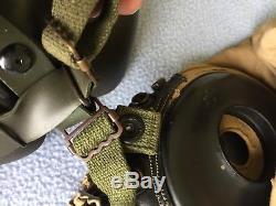 WWII AIRFORCE, US ARMY OXYGEN MASK A-14 With Cloth Helmet