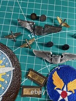 WWII Army Air Corps Pilot Grouping Air Force Service Command Patches Wings