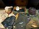 Wwii Army Air Force Pilot Lot Uniforms Goggles Hats Sextant Gloves Wings Flight